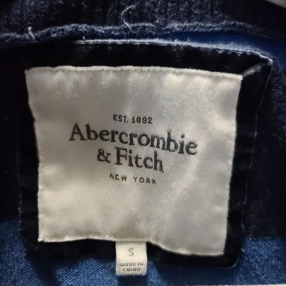 Abercrombie & Fitch Womens Sweater Multicolor Size S Cotton Blend Long Sleeve